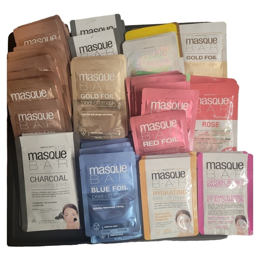 60‎ Skin Care Masks Peel Off Paper Bubble Exfoliating Wholesale Lot